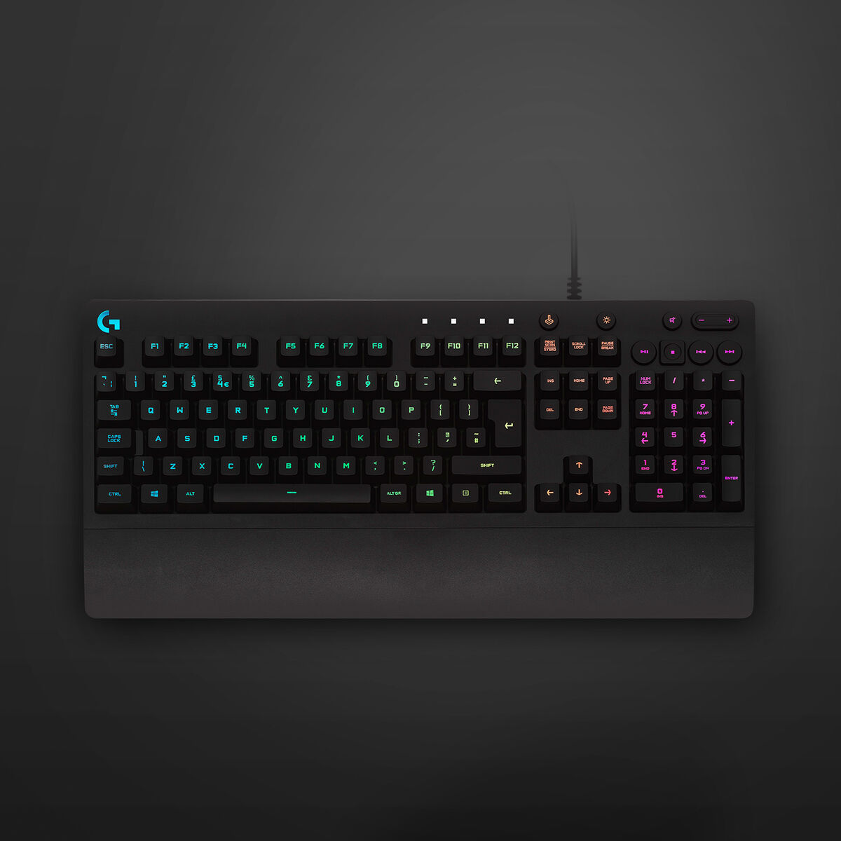 Gaming Keyboard Logitech 920-008093 Spanish Qwerty Black